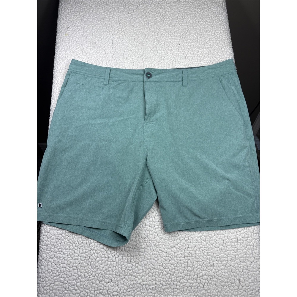 LINKSOUL Boardwalker Hybrid Shorts Men Size‎ 40 Green 8" Inseam NWOT Excellent